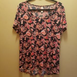 L Lularoe Classic Tee (slinky) EUC